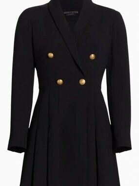 Alice + Olivia Kyrie double breasted tuxedo mini dress